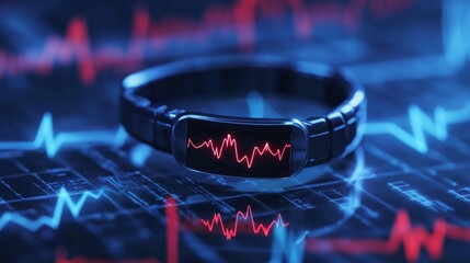 High-Tech Wearable Heart Monitor with Graphical Display