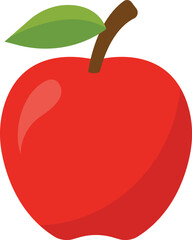 Apple Fruit Cartoon Illustration