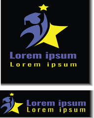 Retro badge. Old emblem, logo frame and vintage silhouette badges hipster design vector