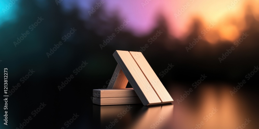 Poster agile methodologies symbolic representation abstract setting digital art calm environment close-up v