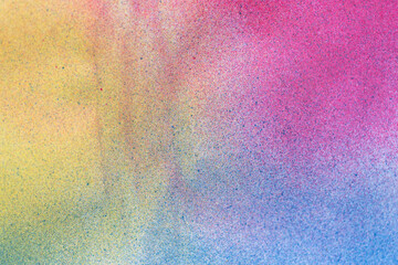 カラフルなスプレー塗料で塗った背景