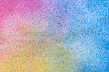 カラフルなスプレー塗料で塗った背景