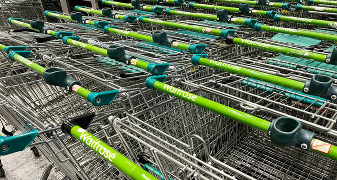 Waitrose Shopiing Trolley Park