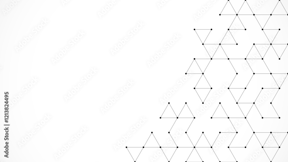Poster creative idea of modern design with abstract geometric background. minimalistic vector texture with 