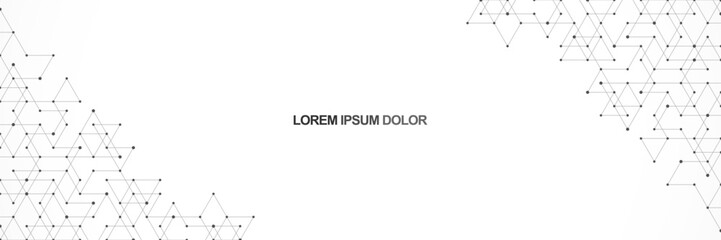 Creative idea of modern design with abstract geometric background. Minimalistic vector texture with linear pattern