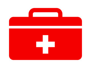 Obraz premium 救急箱のアイコン（くすり箱マーク）