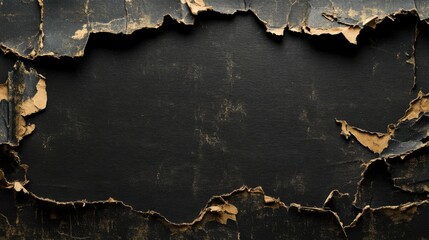 Black background with a circular hole in the center creating a negative space effect