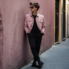 Obraz premium boy stylish