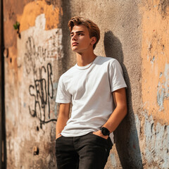 Fototapeta premium boy stylish