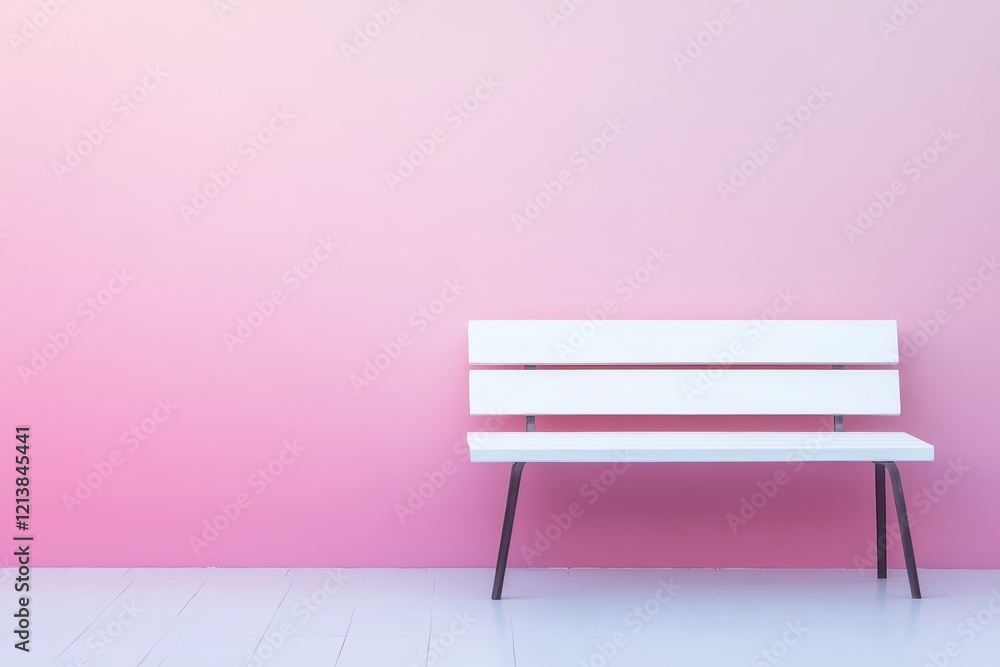 Poster modern design elements blend seamlessly with a pastel backdrop in a tranquil setting perfect for rel