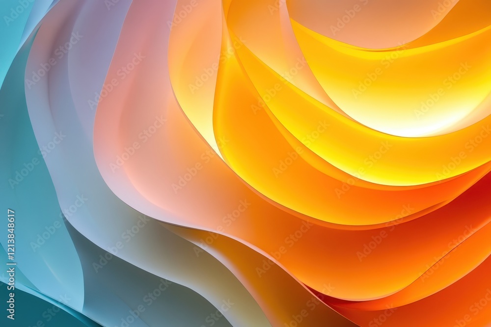 Poster vibrant swirls of color create an abstract composition that inspires creativity and imagination in a