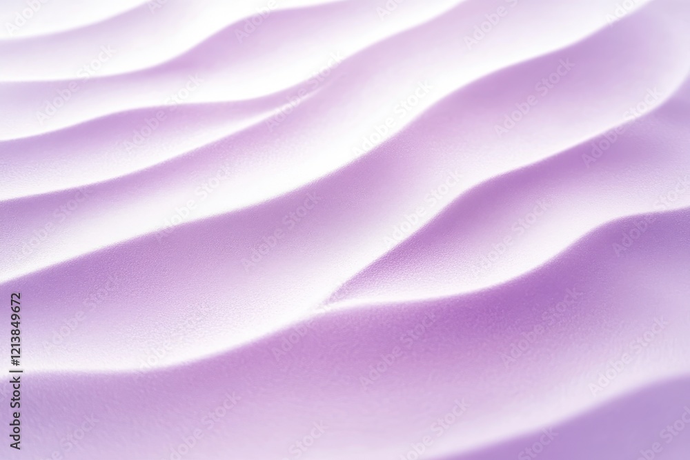 Poster soft purple waves undulating in gentle curves create an ethereal landscape of color and texture. gen