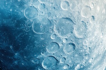 Exploring the breathtaking craters and surface of the moon under a vast dark sky at night. Generative AI