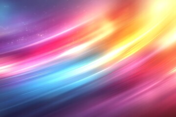 Obraz premium Abstract vibrant color swirls, glowing light streaks background.