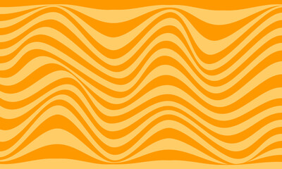 orange stripes lines wave curves flag curtain texture pattern in funny style abstract background