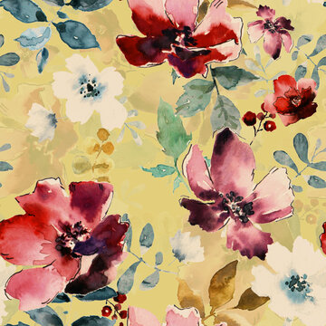 SEAMLESS FLOWER PATTERN