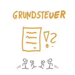 Grundsteuer Grafik Skizze Berechnung berechnen