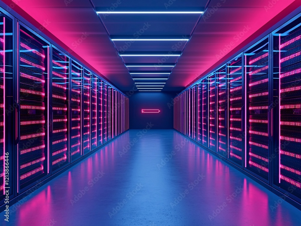 Poster information records privacy, data encryption locks, secure servers, glowing key icons, deep cyber pr