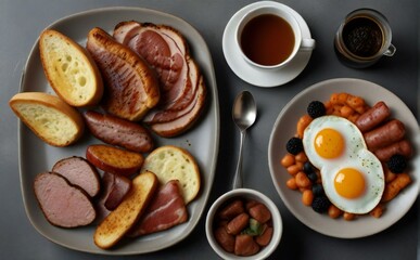 sausage with mustard