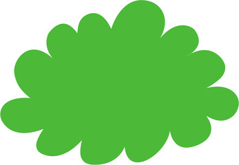 Green Bush Illustration