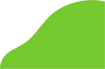 Fototapeta premium Grass Hill Illustration