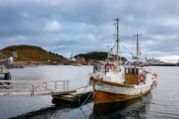 Fototapeta premium Moskenes Village in Lofoten - Norway