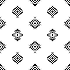 ethnic ikat geometric tribal aztec seamless pattern. design for background, notebook cover, carpet, cloth, batik, textile, paper print, sarong, card, floor, curtain, fabric print, ceramic