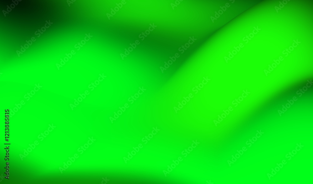 Aufkleber abstract green gradient background with smooth dark and light variations