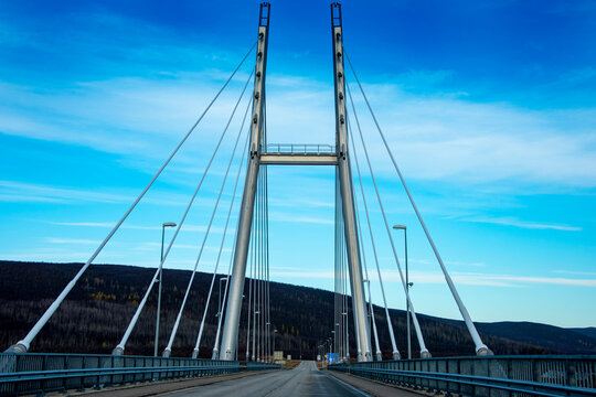 Sami Bridge in Utsjoki - Finland