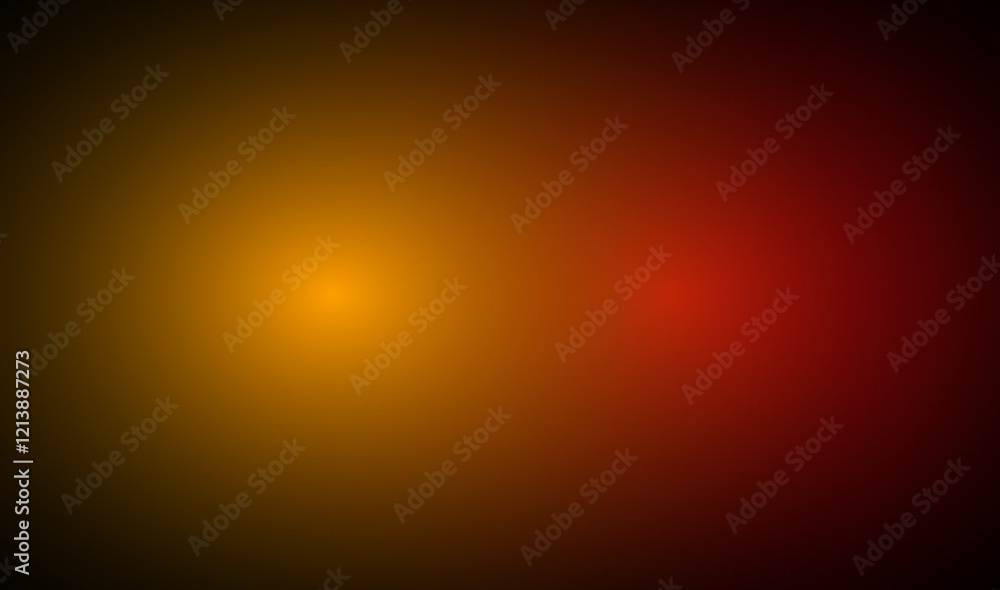 Poster gradient background with dark shades from yellow to red for your design
