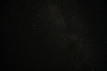 View of a starry night sky filled with twinkling stars and celestial beauty