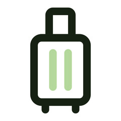 travel bag icon for illustration