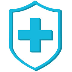 Obraz premium medical cross icon, shield plus icon, plus sign, blue cross icon, medical cross icon, plus sign with shield, cross, plus icon, cross icon, medical sign, plus png, cross sign, sign, icon