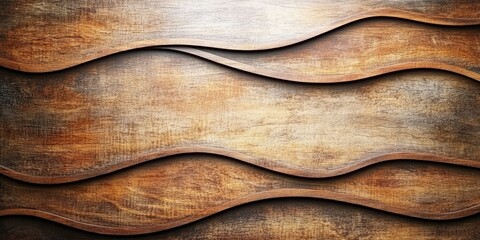 Abstract Wavy Wood Grain Texture Background With Curved And Flowing Lines For Design And Decoration