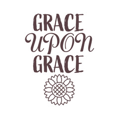 Biblical Phrase, Christian typography for banner, poster, photo overlay, apparel design