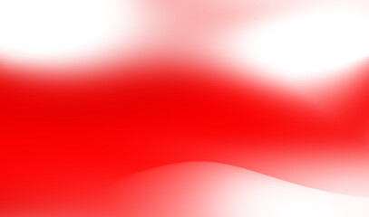 Abstract red and white gradient background with soft smooth transitions