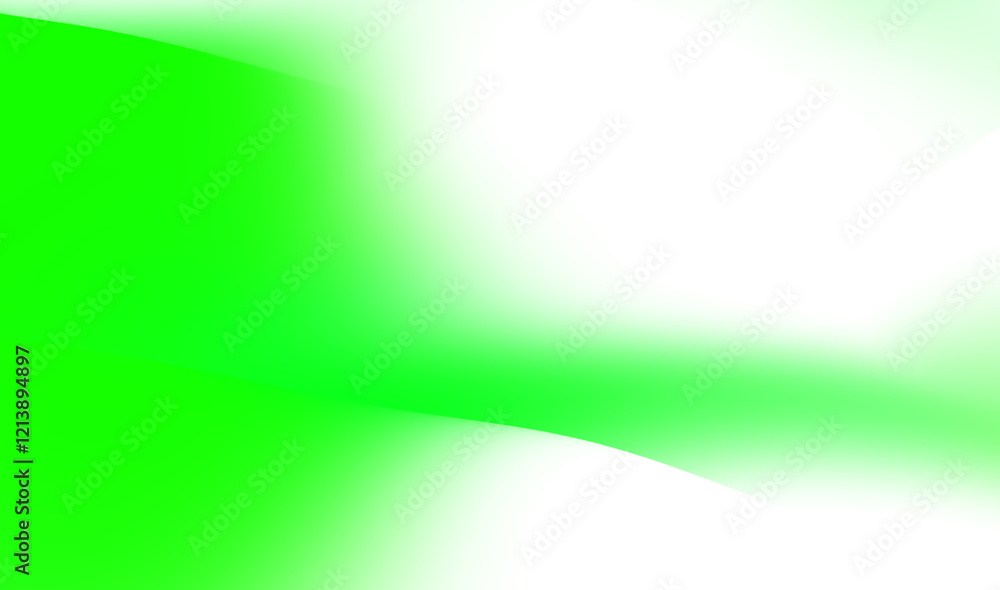 Poster abstract gradient background with green and white soft transition design