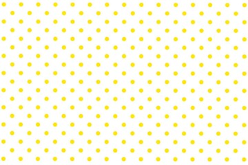 Abstract yellow dot pattern suitable for background, banner, poster, wallpaper, card. Yellow polka dots pattern. Polka dots background, wallpaper. Seamless pattern with yellow dots.