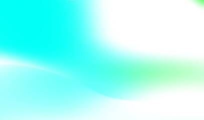 Abstract gradient background with turquoise green and white color combination
