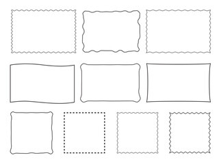 Rectangle frame and border decorative background.