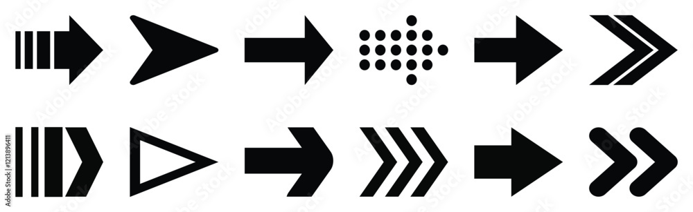 Poster set arrow icons. collection arrows sign. black arrow icon set. arrow. cursor. arrow vector icon. sim