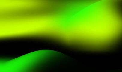 Abstract gradient background with dynamic green and black color transitions