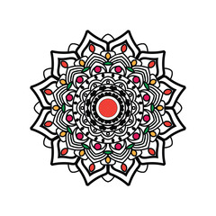 Simple mandala for print