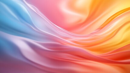 Fototapeta premium Abstract pastel wave background design, flowing colors, digital art, vibrant hues, website banner