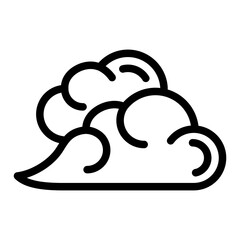 Chinese Cloud Outline Style