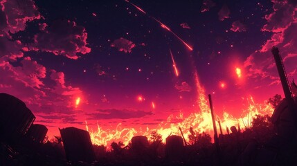 anime theme of galaxy for wallpaper