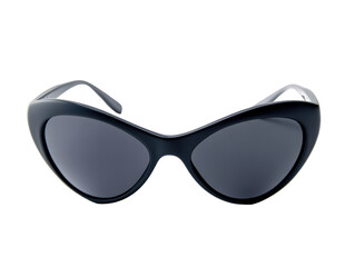 Isolated Dark Grey Cat Eye Sunglasses