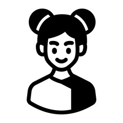 Chinese Woman solid Style