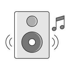 Fototapeta premium Speaker Icon Representing Music, Sound Systems, and Audio Playback
