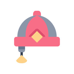 Chinese Hat flat Style